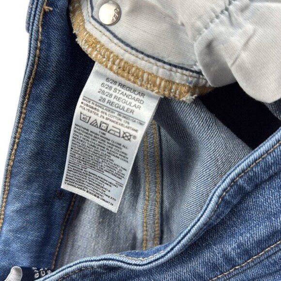 GAP Classic Straight Crop Raw Hem Women's Size 28 - Picture 9 of 10